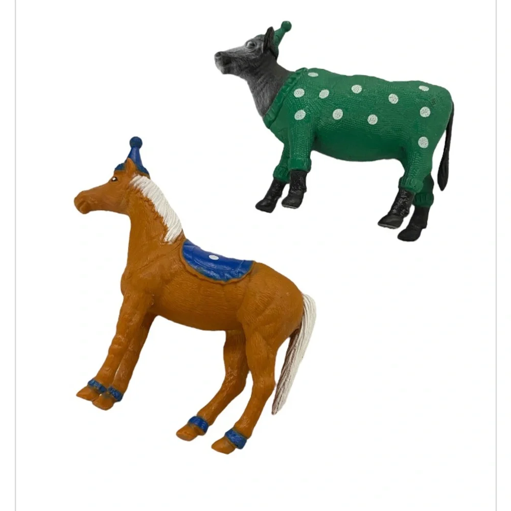 ANKYO Party Farm Horse And Cow Toys